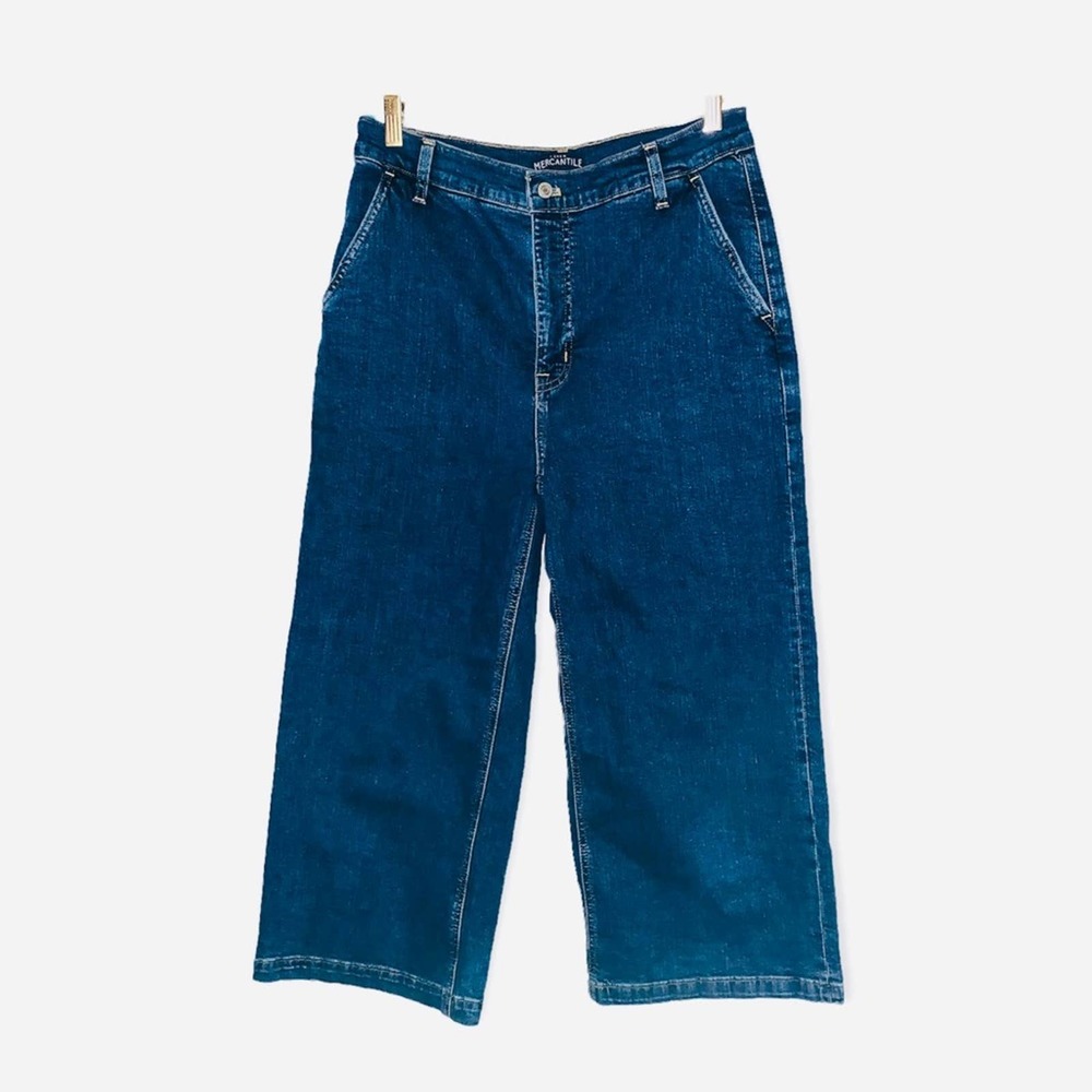 J. Crew Mercantile Wide Leg Crop Jeans size 30